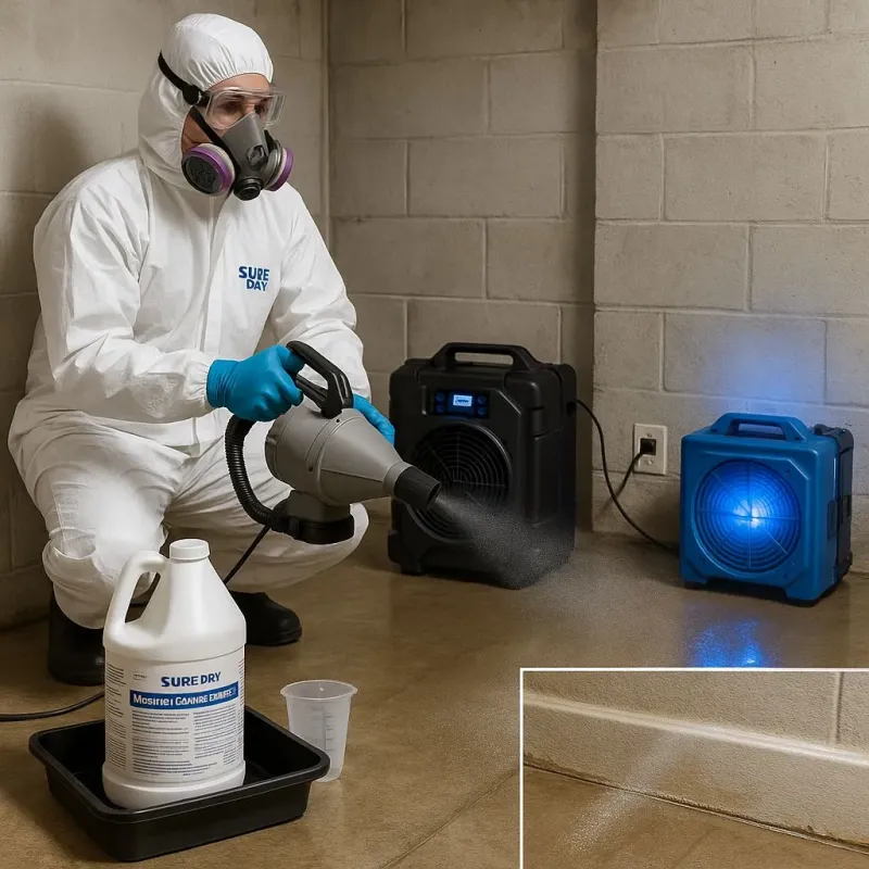 Sanitization and Odor Removal process in Fort Belvoir, VA